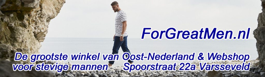 Grote maten online kleding mannen